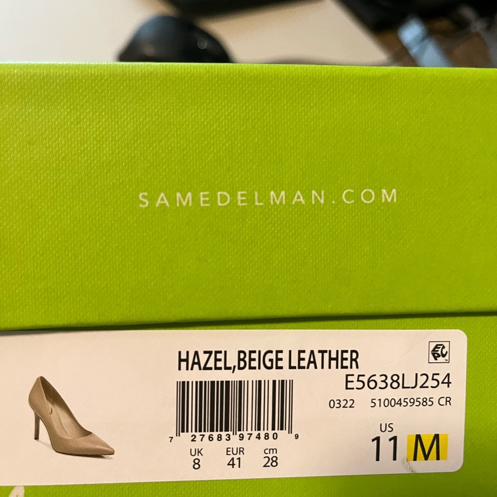 Sam Edelman Hazel Beige Leather Women's Shoes